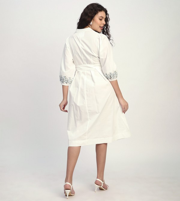 بيفرلي هيلز بولو كلوب بيفرلي هيلز بولو كلوب - أبيض Midi Dresses