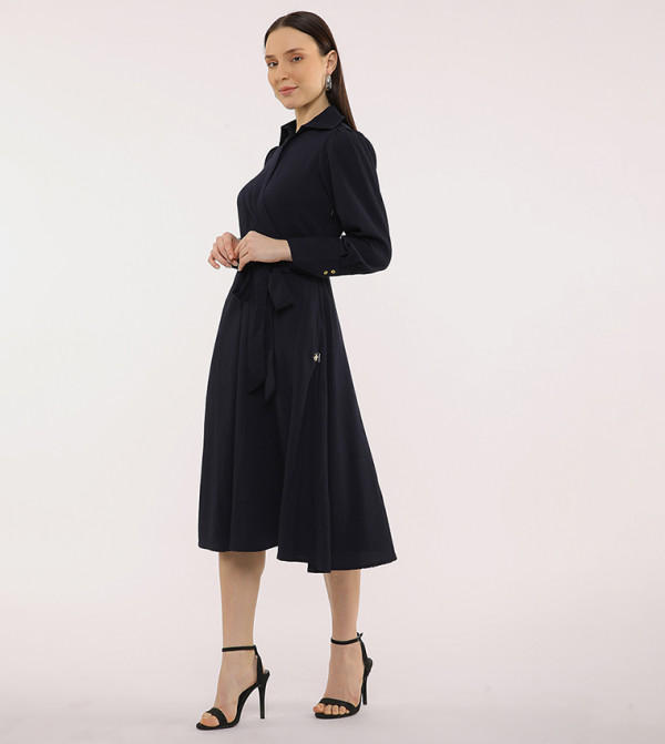 Beverly Hills Polo Club Beverly Hills Polo Club - Navy Midi Dresses