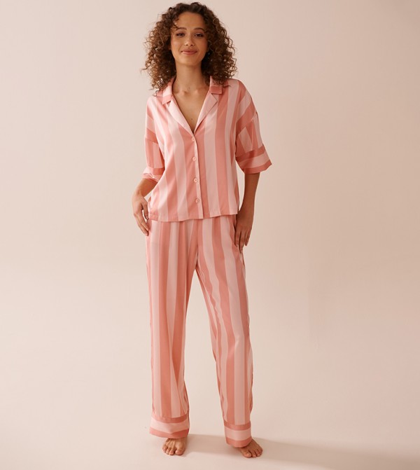 La Vie en Rose La Vie en Rose - Pink Pyjama Set
