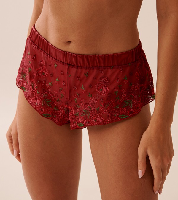 La Vie en Rose  Sleepwears & Loungewears - Burgundy Pyjama Set