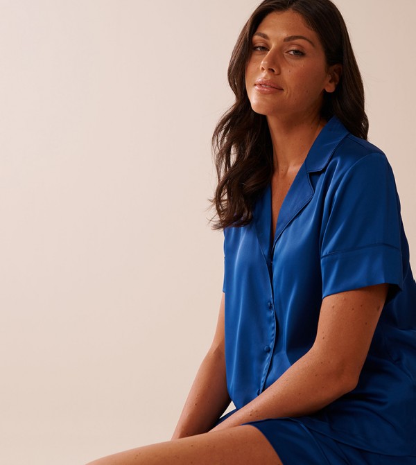 La Vie en Rose  - Blue Pyjama Set