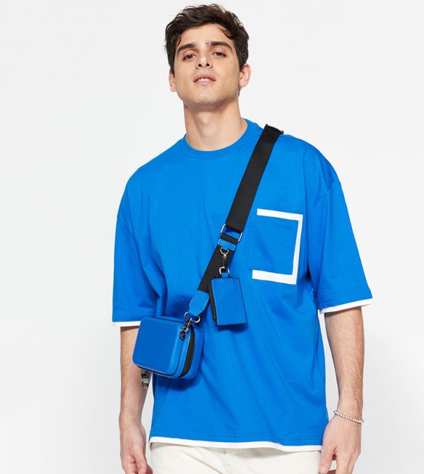 Trendyol Trendyol  - Blue Casual T-Shirts