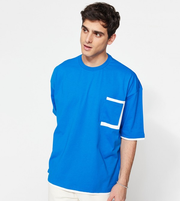 Trendyol Trendyol  - Blue Casual T-Shirts