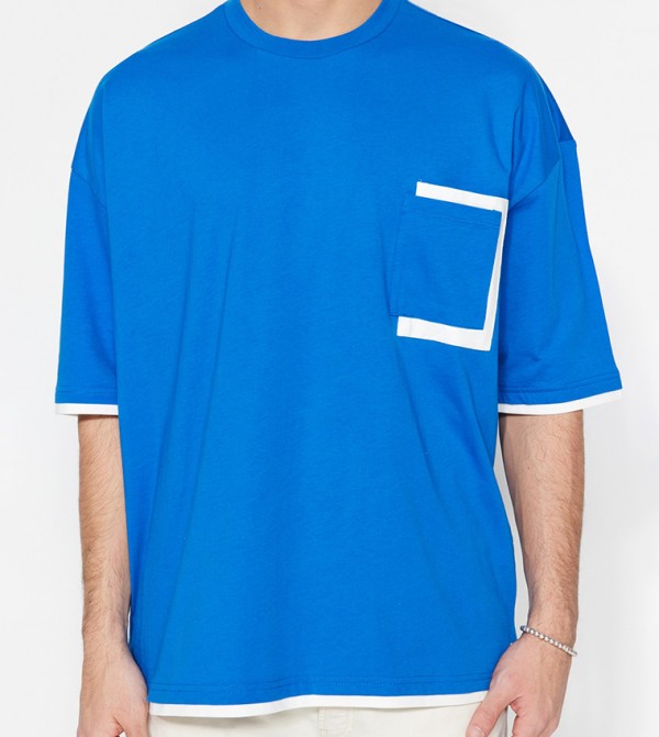 Trendyol Trendyol  - Blue Casual T-Shirts