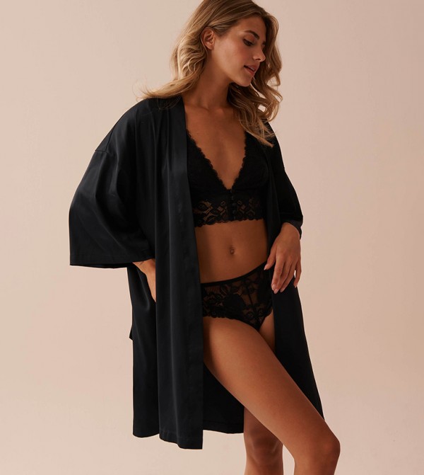 La Vie en Rose La Vie en Rose - Black Night Robes & Kimonos