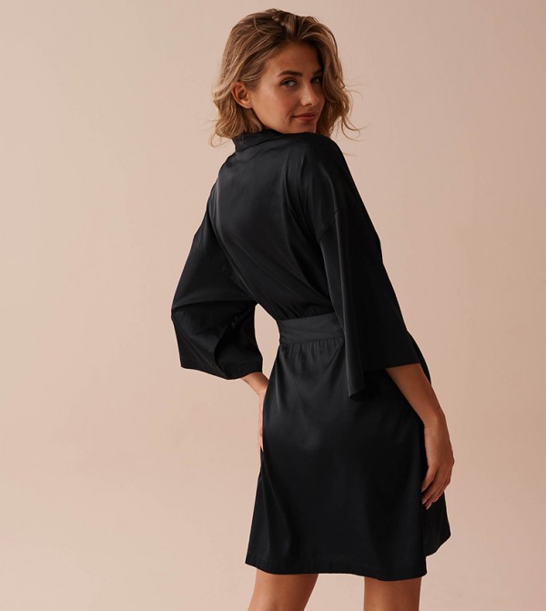 La Vie en Rose La Vie en Rose - Black Night Robes & Kimonos