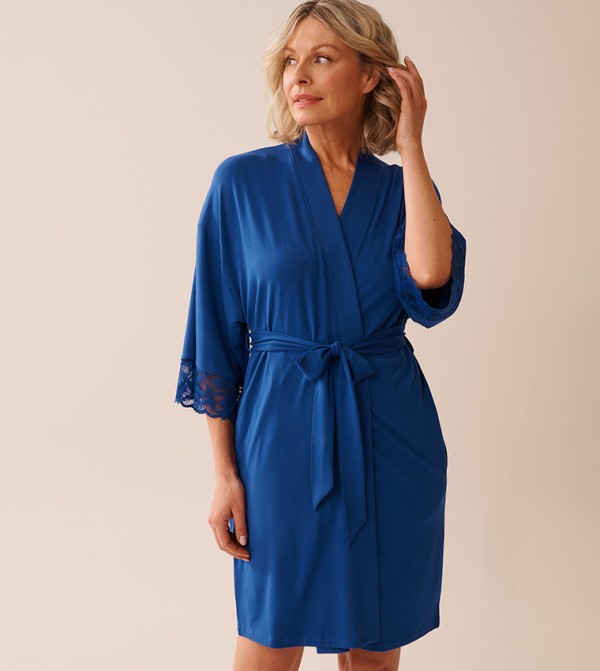 La Vie en Rose Sleepwears & Loungewears - Blue Night Robes & Kimonos