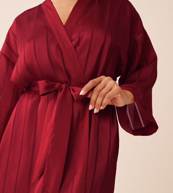 La Vie en Rose Sleepwears & Loungewears - Red Night Robes & Kimonos