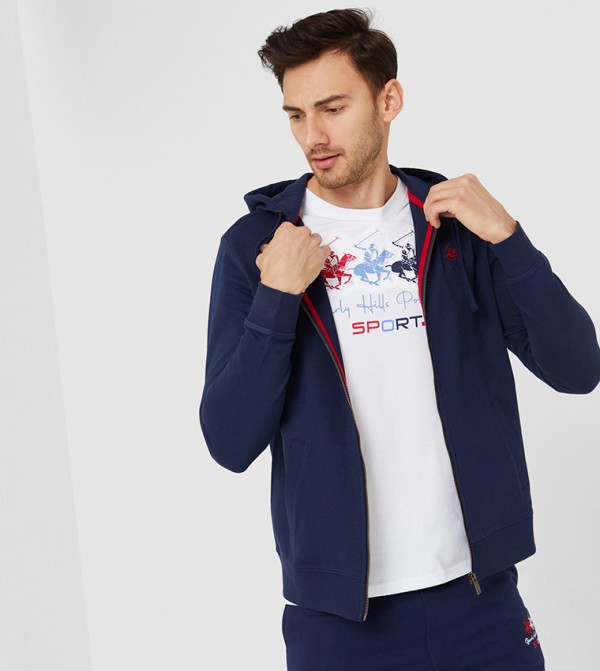 Beverly Hills Polo Club  Hoodies & Sweatshirts - Blue Sweatshirts