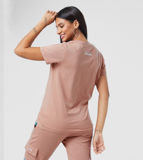 F5 F5 - Pink Short Sleeve Tee