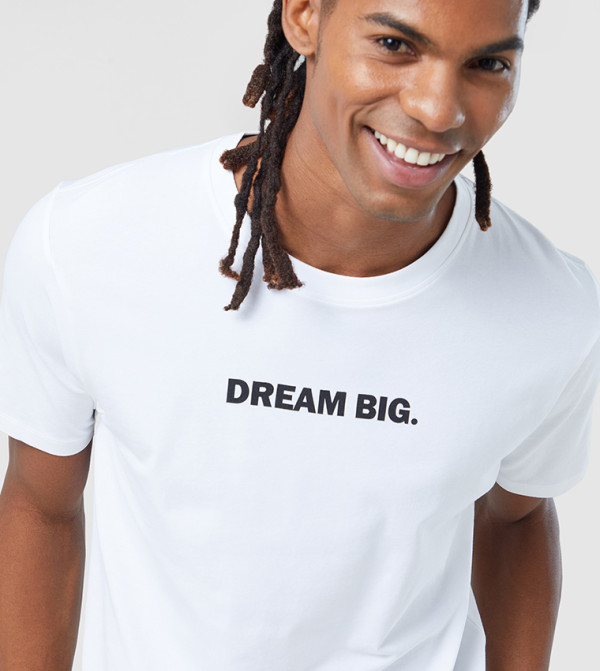 F5 F5 - White Casual T-Shirts