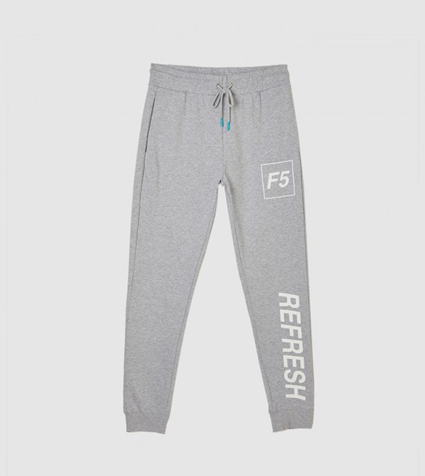 F5 Sportswear - Grey Track Pants/Joggers