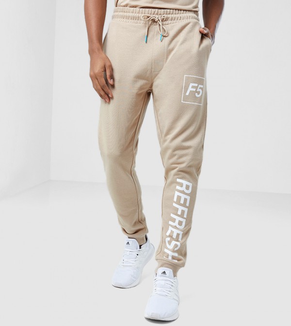 F5 F5 - Beige Joggers