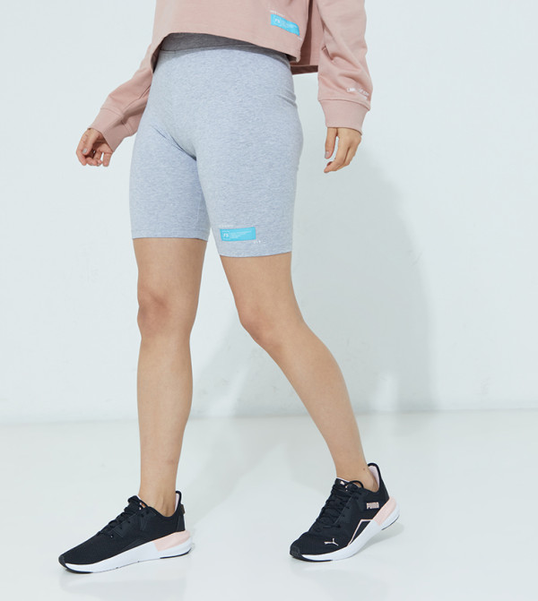 F5 90s-revival - رمادي شورتات