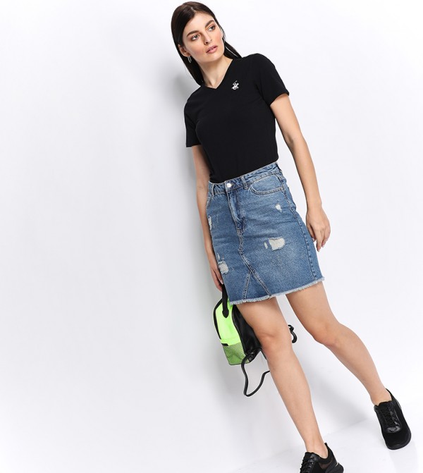 Beverly Hills Polo Club  - Black Casual T-Shirts
