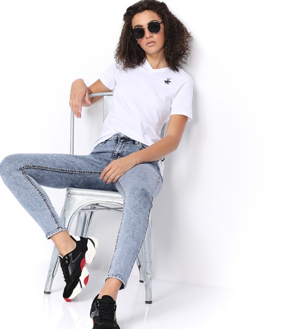 Beverly Hills Polo Club Influencers - White Casual T-Shirts
