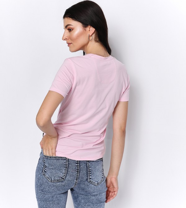 Beverly Hills Polo Club  T-Shirts - Pink Casual T-Shirts