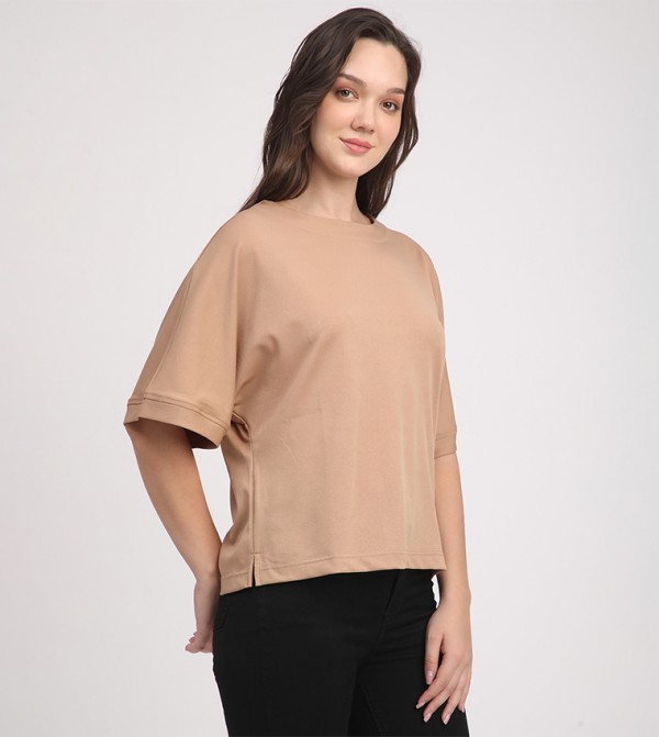 Beverly Hills Polo Club  T-Shirts - Brown Short Sleeve T-Shirts
