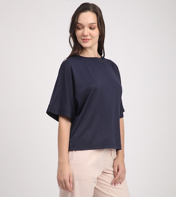 Beverly Hills Polo Club  T-Shirts - Navy Short Sleeve T-Shirts