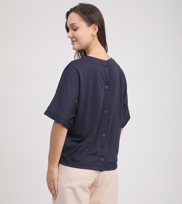 Beverly Hills Polo Club  T-Shirts - Navy Short Sleeve T-Shirts