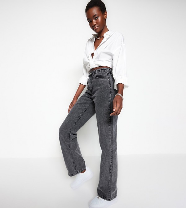 Trendyol  Flared Jeans - ANTHRACITE Flared Jeans