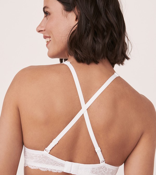 La Vie en Rose  Bras - White Bras