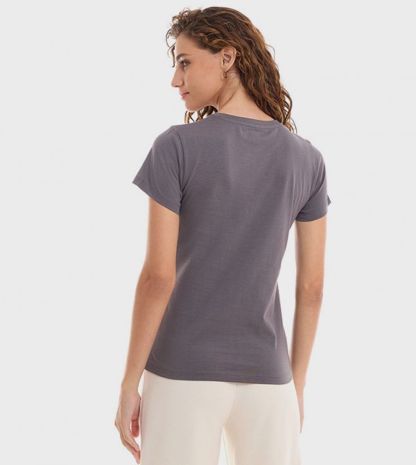 R&B  - Grey Short Sleeve T-Shirts