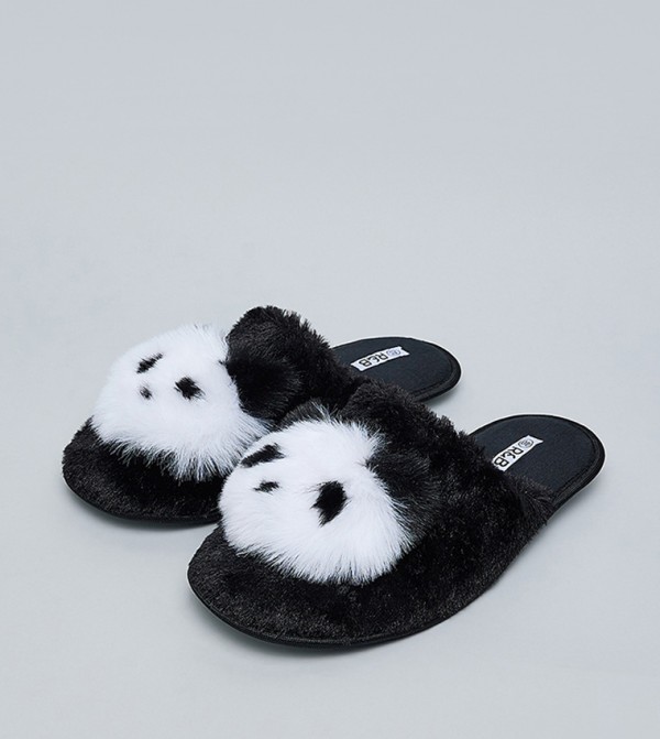R&B  Bedroom Slippers - Black Bedroom Slippers