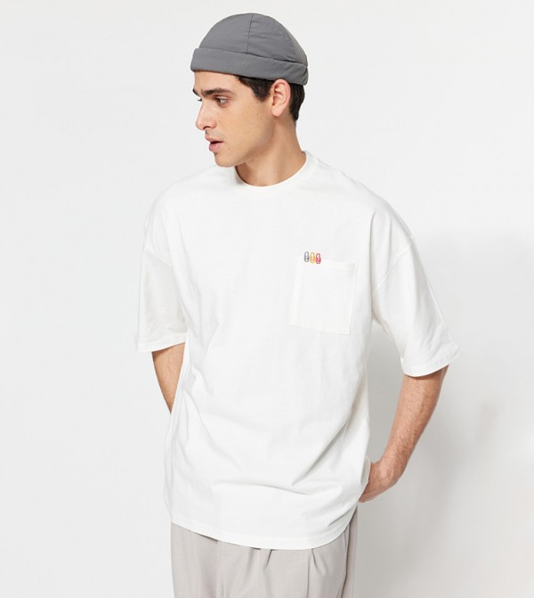Trendyol Trendyol  - White Casual T-Shirts