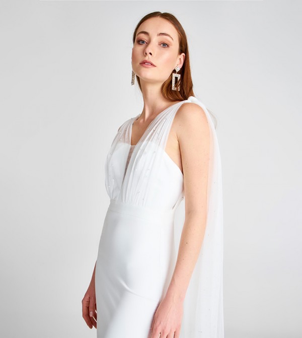 Trendyol evening wear - White Party Dresses