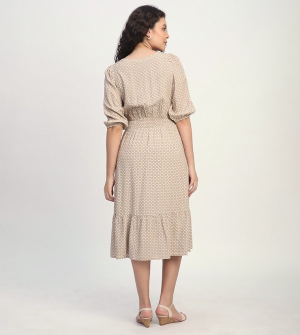 Beverly Hills Polo Club  - Brown Midi Dresses