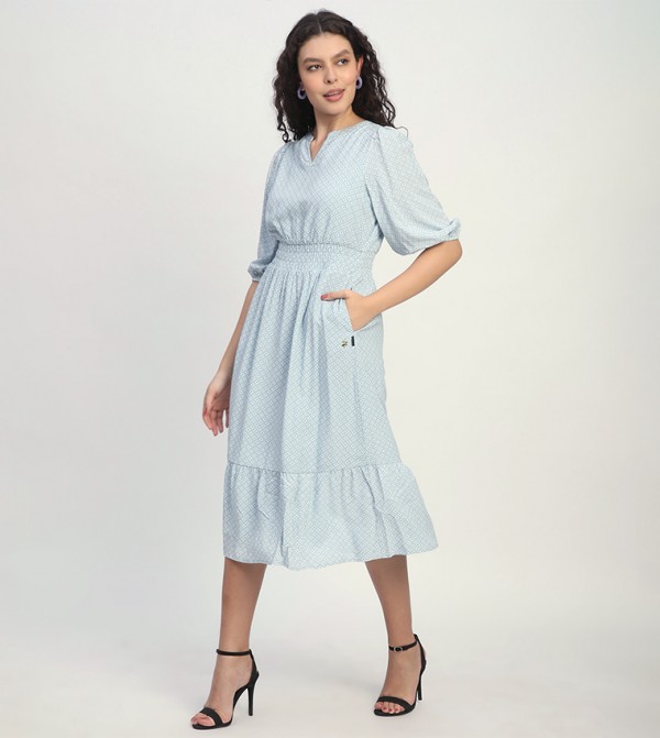 Beverly Hills Polo Club Beverly Hills Polo Club - Blue Midi Dresses