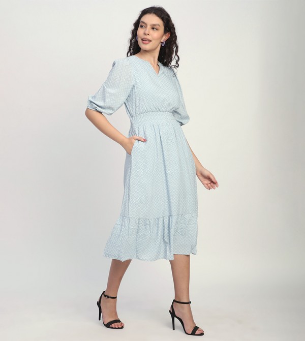 Beverly Hills Polo Club Beverly Hills Polo Club - Blue Midi Dresses