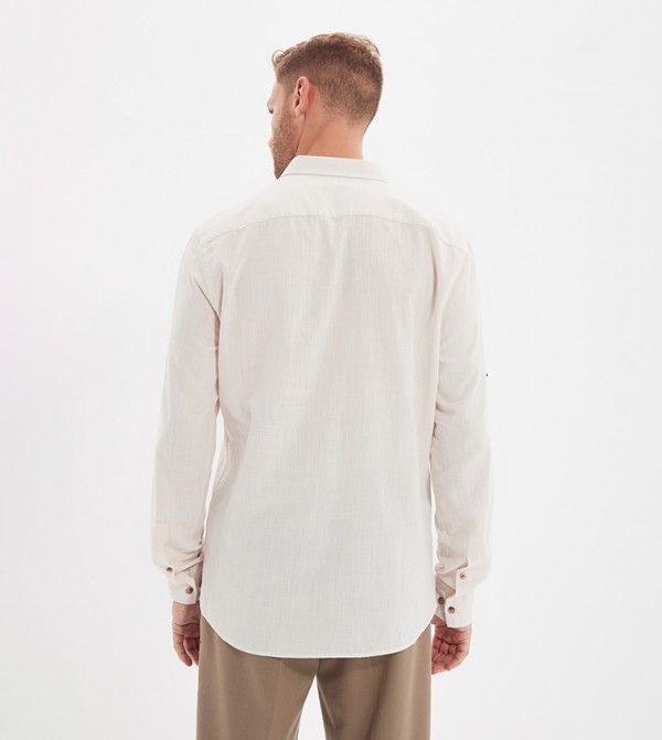 Trendyol  Shirts - White Casual Shirt