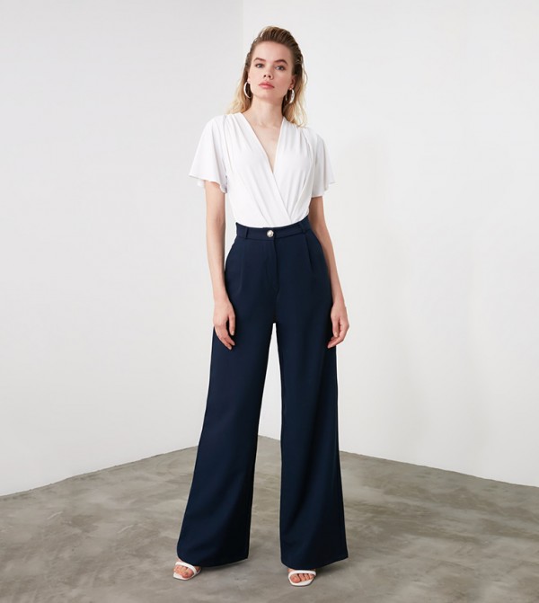 iChosy Women's Pull On Barely Bootcut Stretch Dress Pants Navy32 10 price  in UAE,  UAE