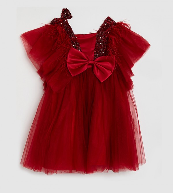 Ddaniela  Party Dress - Red Party Dress