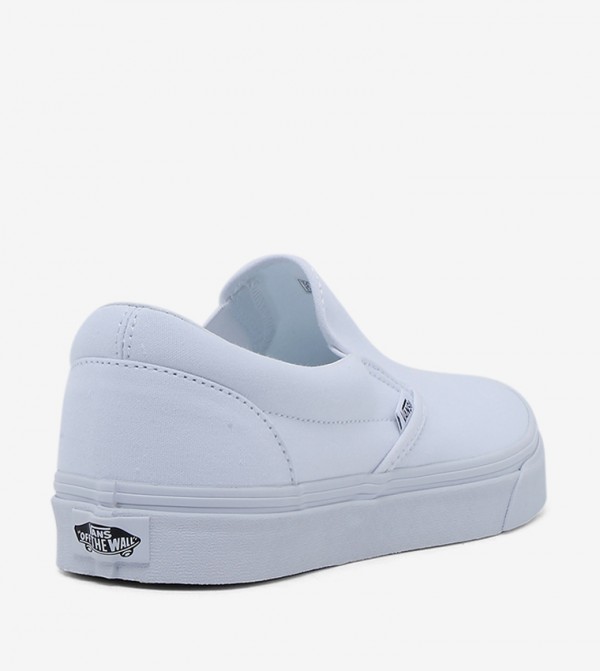Vans  - White Slip-ons