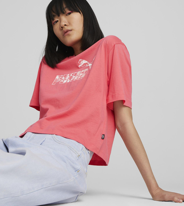 Puma Puma - Pink Casual T-Shirts