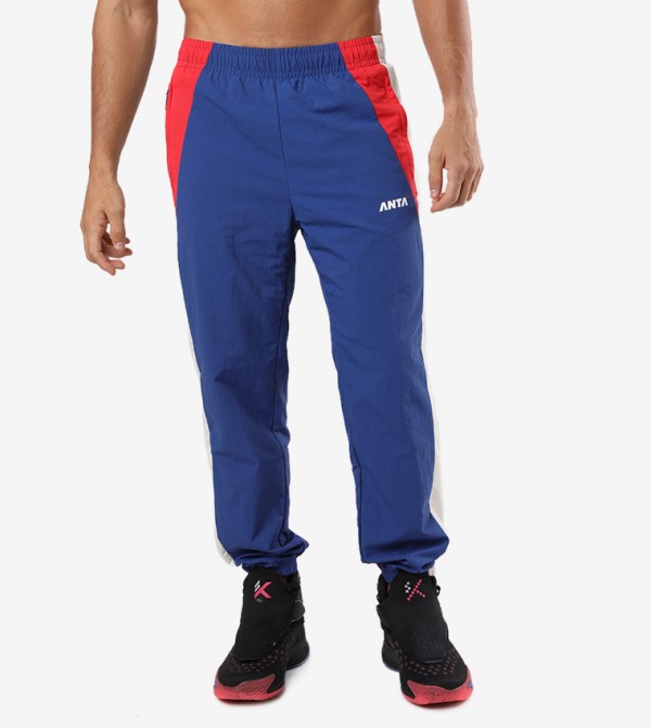 Anta Sportswear - Blue Track Pants & Joggers