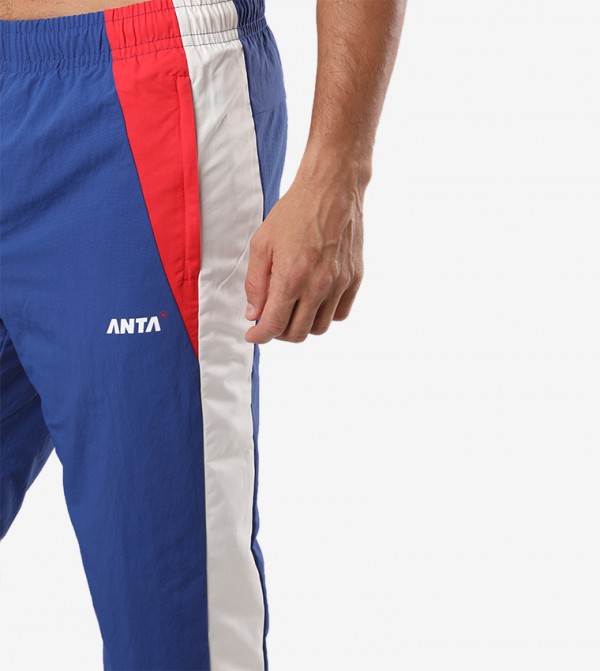 Anta Sportswear - Blue Track Pants & Joggers