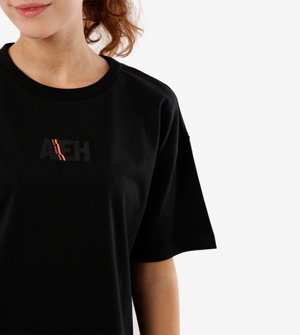 Anta Anta - Black Casual T-Shirts