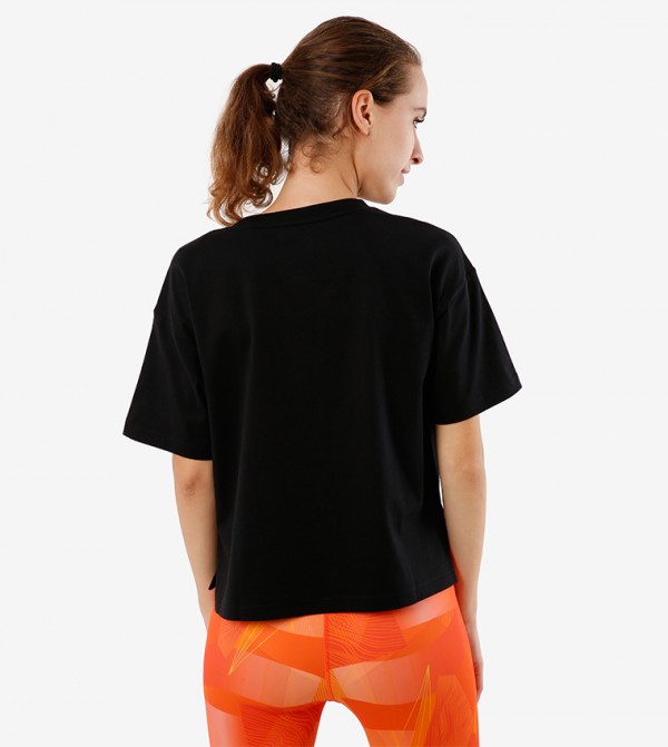 Anta Anta - Black Casual T-Shirts