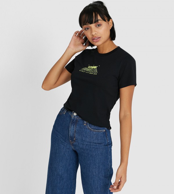 Anta Anta - Black Casual T-Shirts