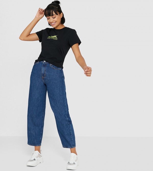 Anta Anta - Black Casual T-Shirts