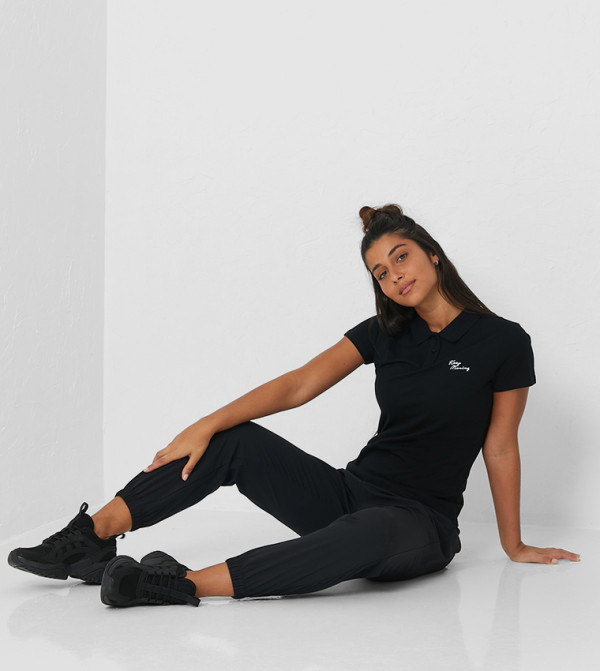 Anta Anta - Black Casual T-Shirts