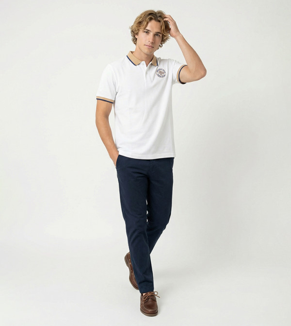 Beverly Hills Polo Club  Clothing - White Polo T-shirts