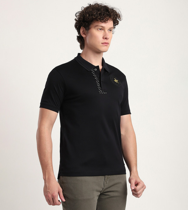 Beverly Hills Polo Club  - Black Polo T-shirts