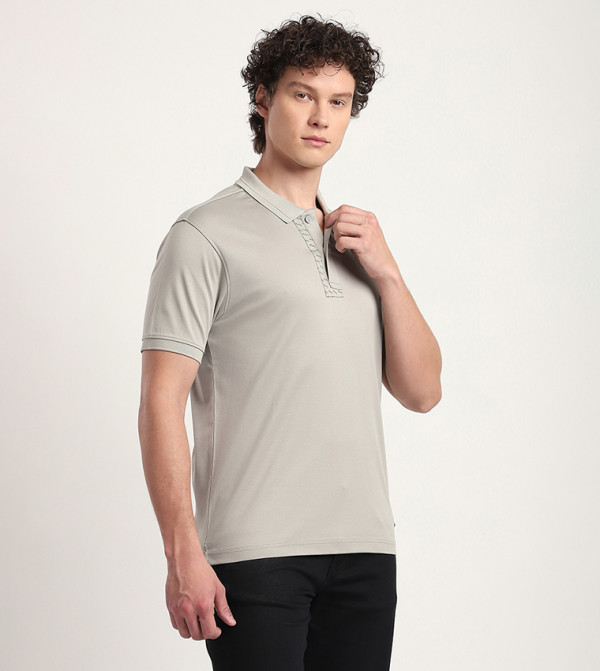 Beverly Hills Polo Club  Polo T-Shirts - Grey Polo T-shirts