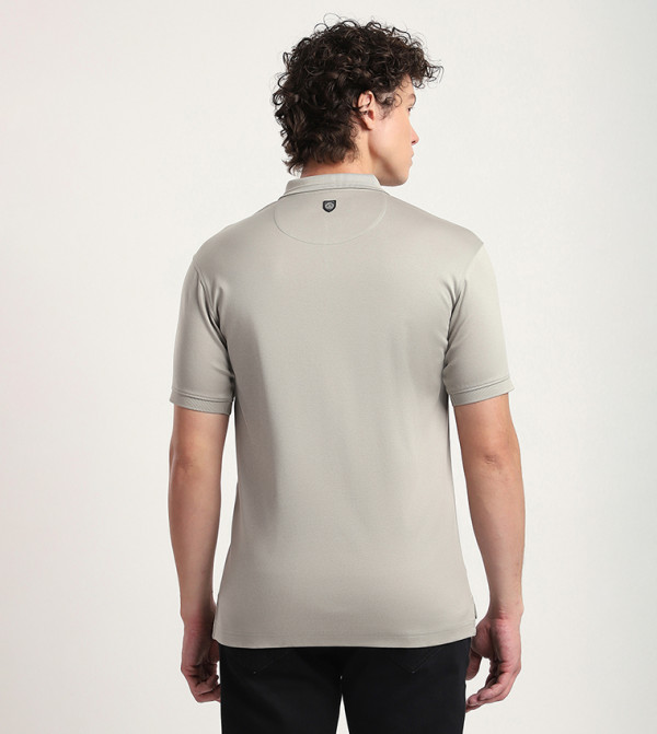 Beverly Hills Polo Club  Polo T-Shirts - Grey Polo T-shirts