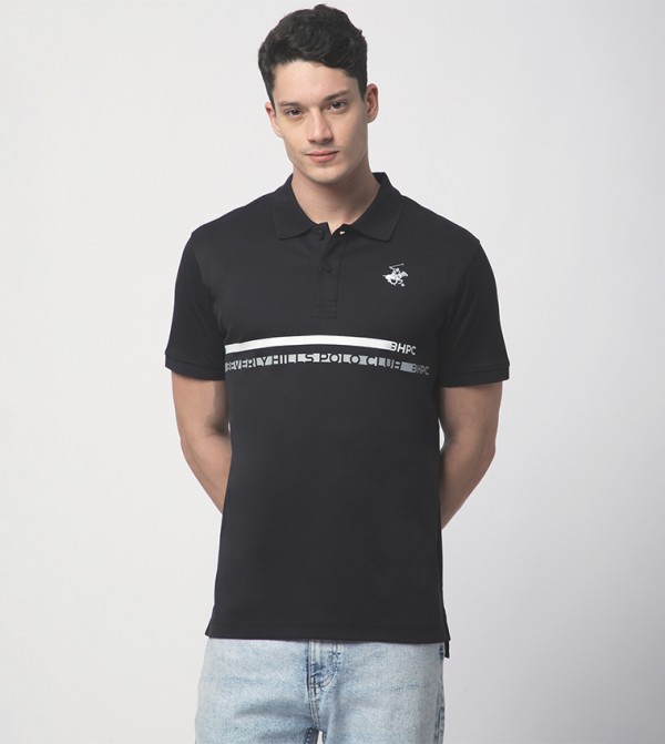 Beverly Hills Polo Club Beverly Hills Polo Club - Black Polo T-shirts